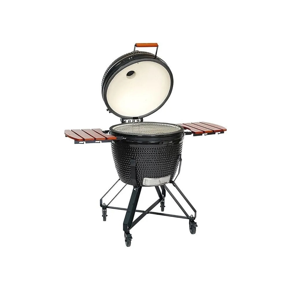 Ceramic Grill Berllong BBQ K-0141-26 Kamado, 12Person, Black