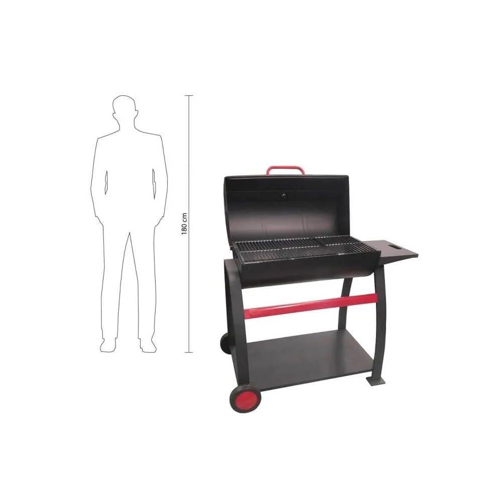 გრილი ნახშირის GrillMan GM102, 14Person, Charcoal Grill, Black