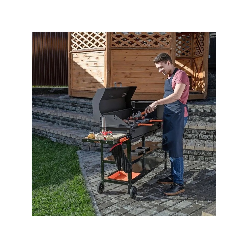 Grill Helios SMART-1200 Lux, 12Person, Black