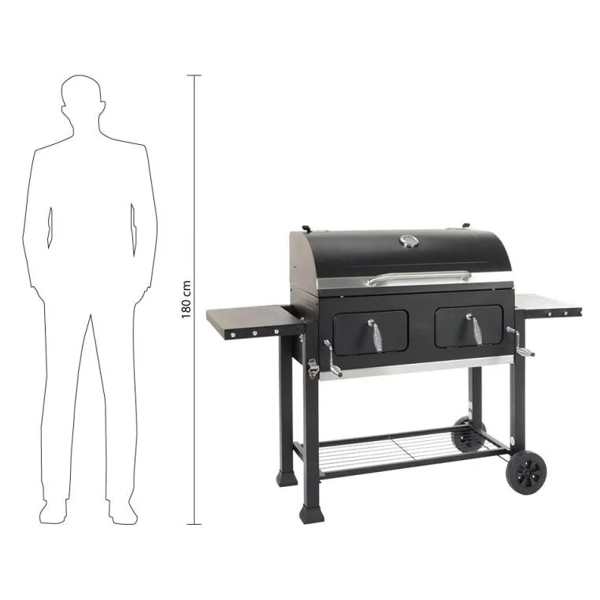 გრილი-ბარბექიუ Landmann XL 11515, 14Person, Grill-Barbecue, Black
