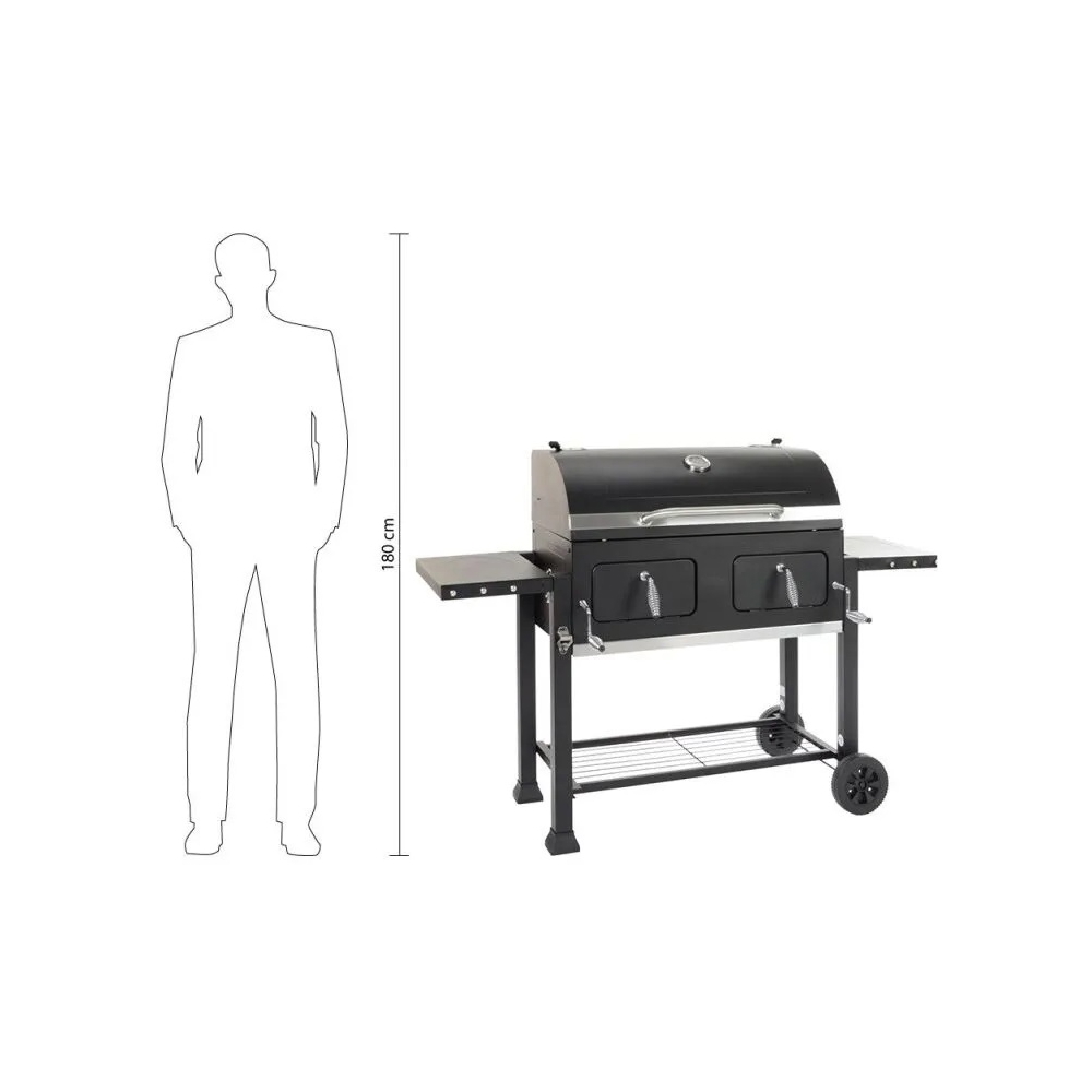 Grill-Barbecue Landmann XL 11515, 14Person, Black