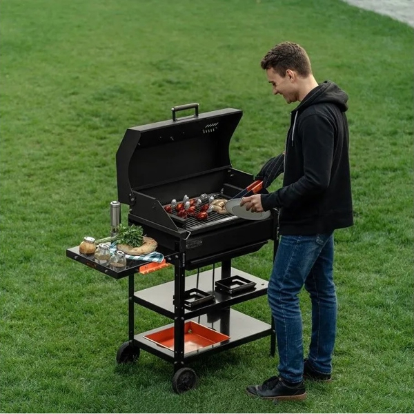 Grill Helios SMART-600 Lux, 9Person, Black