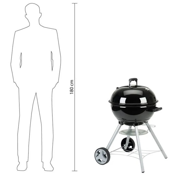 გრილი-ბარბექიუ Landmann Kepler 200, 10Person, Grill-Barbecue, Black