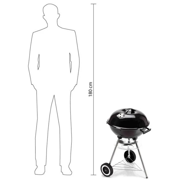 გრილი-ბარბექიუ Landmann 11132, 6Person, Grill-Barbecue, Black