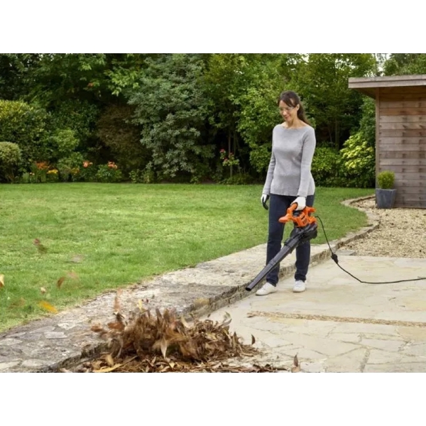ბაღის მტვერსასრუტი Black And Decker BEBLV260-QS, 2600W, 40L, Garden Vacuum Cleaner, Black