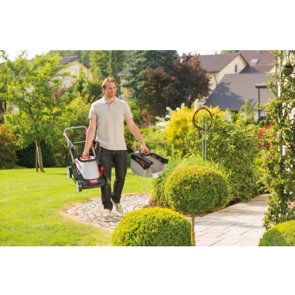 გაზონის საკრეჭი AL-KO COMFORT 34 E, 1200W, Electric Lawn Mower, Red/Grey