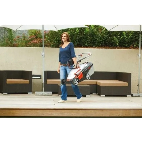 გაზონის საკრეჭი AL-KO Comfort 40 E, 1400W, Electric Lawn Mower, Red/Grey