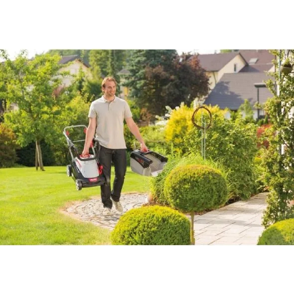 გაზონის საკრეჭი AL-KO Comfort 40 E, 1400W, Electric Lawn Mower, Red/Grey