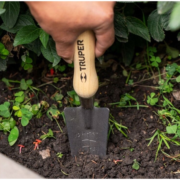 ბაღის ხელსაწყოების ნაკრები Truper JJ-4, 4Pcs, Garden Tool Set, Gray/Wood