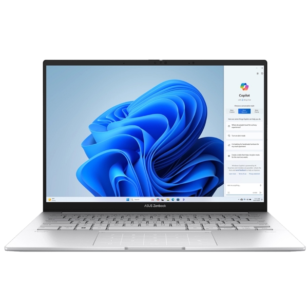 ნოუთბუქი Asus 90NB14W2-M00LP0 Zenbook 14, 14", Ultra 9-285H, 16GB, 1TB SSD, Integrated, W11H, Foggy Silver