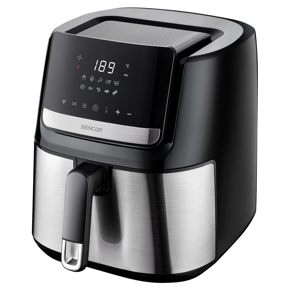 Air Fryer Sencor SFR 6600SS, 1600W, 6.5L, Black/Silver