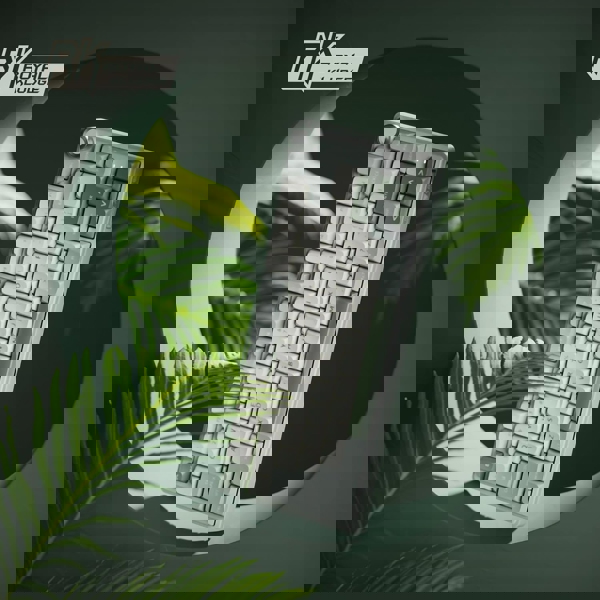 კლავიატურა Royal Kludge RKR75 RGB Mechanical Keyboard, Brown switch, Hot Swappable, Type-C wired, Sky Cyan