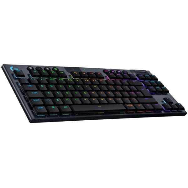 კლავიატურა Logitech L920-012721 G915 X TKL, Wireless, USB, Bluetooth, Mechanical Keyboard, Black
