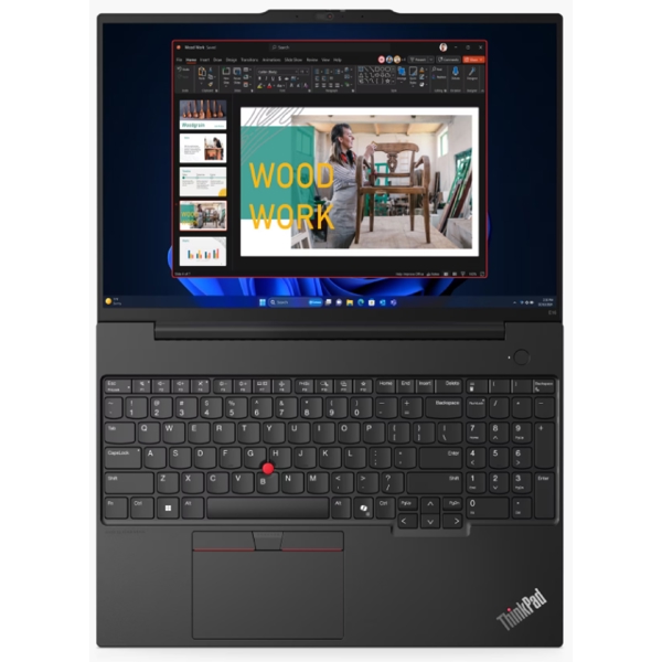 ნოუთბუქი Lenovo 21MA005DGX ThinkPad E16 Gen 2, 16", Ultra 7-155H, 16GB, 512GB SSD, Integrated, Black