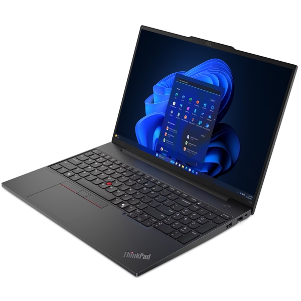ნოუთბუქი Lenovo 21MA005EGX ThinkPad E16 G2, 16", Ultra 5-125U, 16GB, 512GB SSD, Integrated, Black