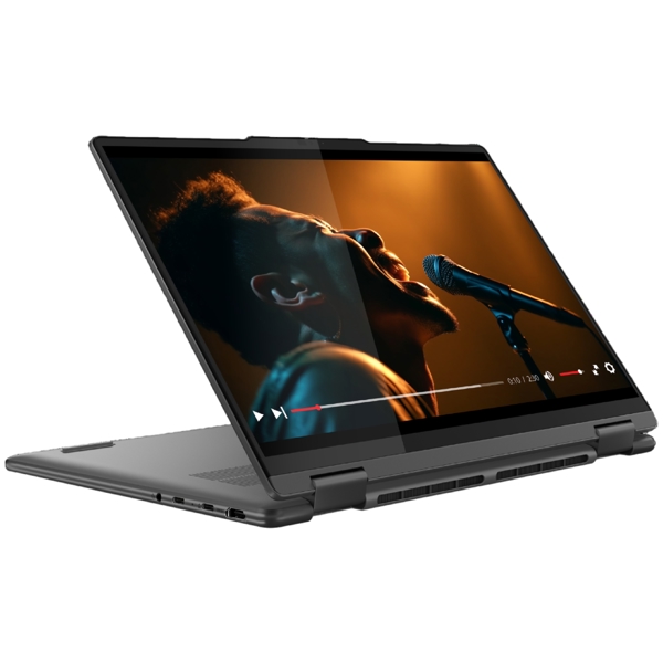 ნოუთბუქი Lenovo 83DK006NRK Yoga 7, 14", Ryzen 5-8640HS, 16GB, 1TB SSD, Integrated, W11H, Storm Grey