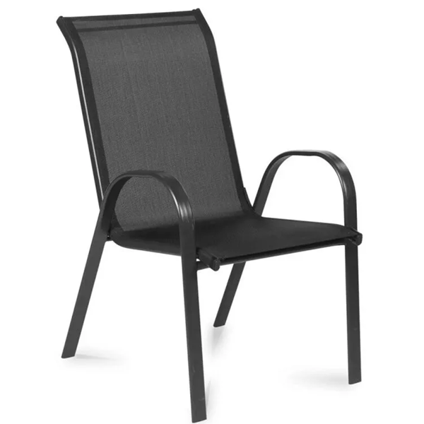 ბაღის ავეჯის ნაკრები Domino SC-094/SC-092, Garden Furniture Set, Black