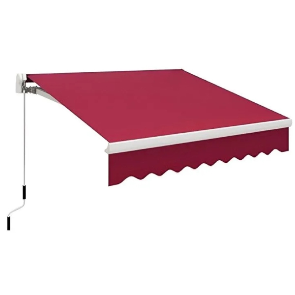 ფარდული-მარკიზა Domino MNMT02, 4x2.5m, Awning, Red