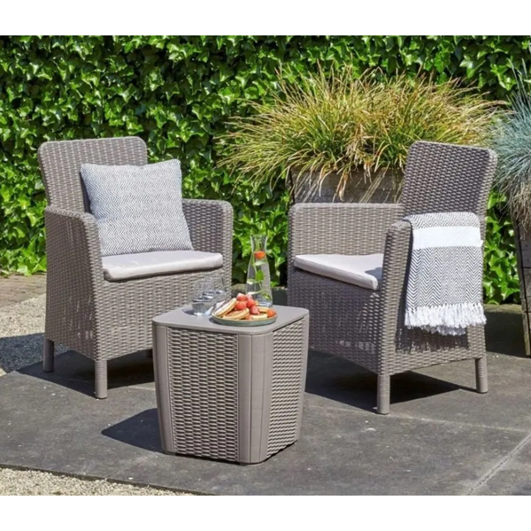 ბაღის ავეჯის ნაკრები Keter 17051487 Trenton, Garden Furniture Set, Beige