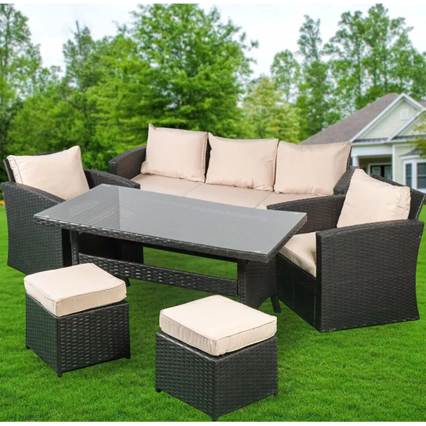 Garden Furniture Set OEM 17051492, Black
