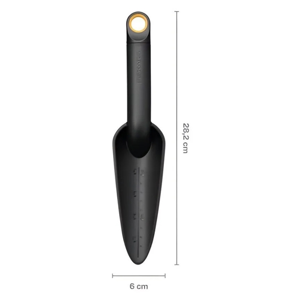 ნიჩაბი Fiskars Solid 1072101, 28cm, Shovel, Black