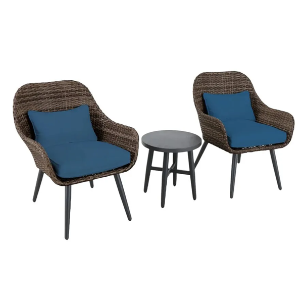 ბაღის ავეჯის ნაკრები OEM JGX-0030-3, Garden Furniture Set, Black
