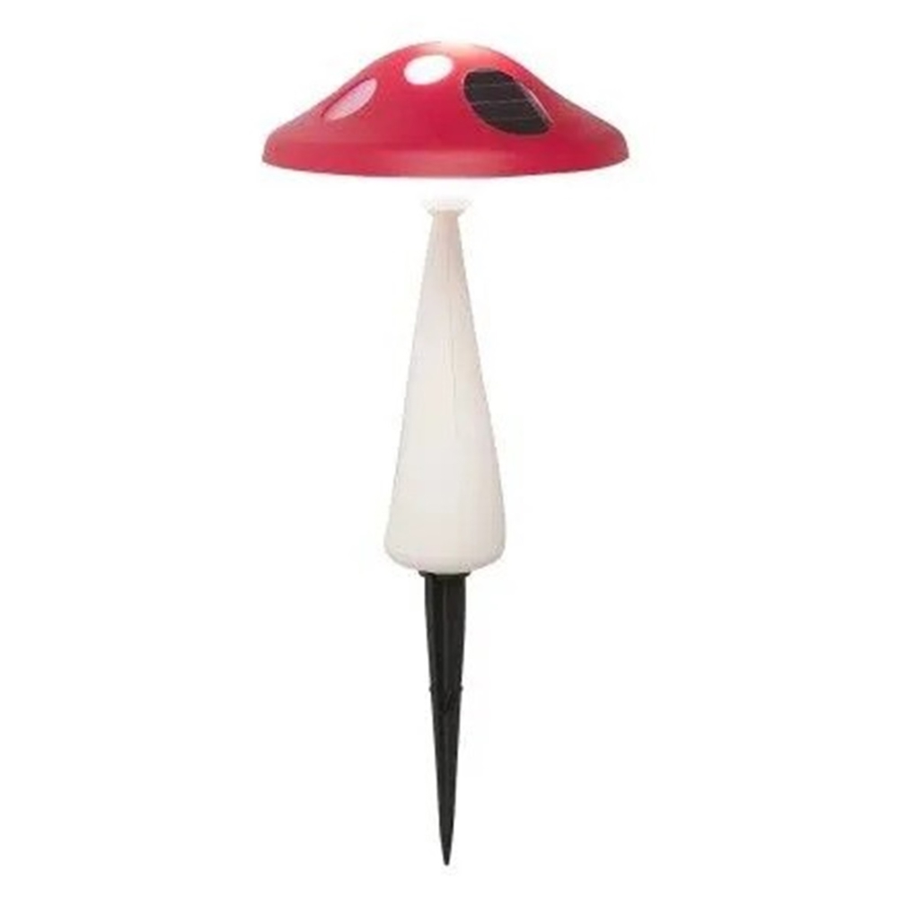მზის სანათი Rabalux Funghetto 7877, 0.06W, Solar Light, Red/White