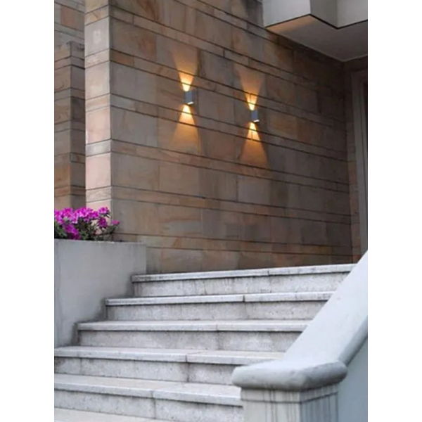 ფასადის სანათი New Light 1652/093, 4W, Facade Light, Dark Gray