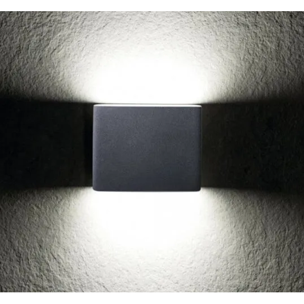 ფასადის სანათი Kanlux 13014710 GARTO, 8W, Facade Light, Dark Gray
