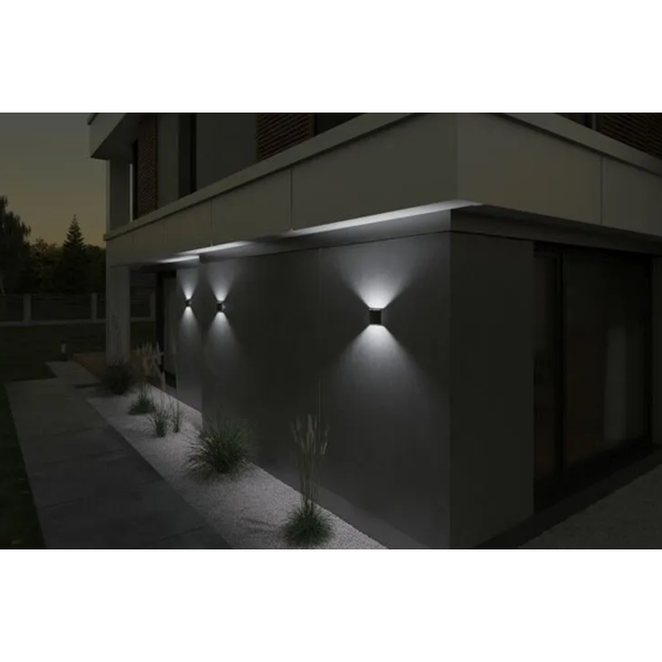 ფასადის სანათი Kanlux 13014710 GARTO, 8W, Facade Light, Dark Gray