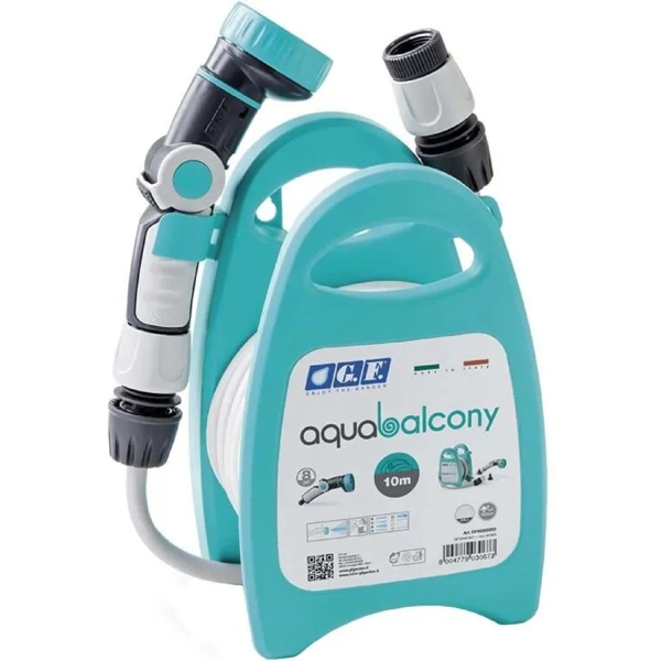Reel With Hose GF GF80265852 Aquabalcony, 10m, Blue