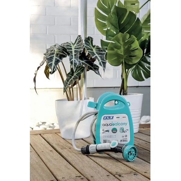 Reel With Hose GF GF80265852 Aquabalcony, 10m, Blue