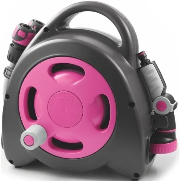 Reel With Hose GF GF80275608 Aquabag Maxi, 16.5m, Pink
