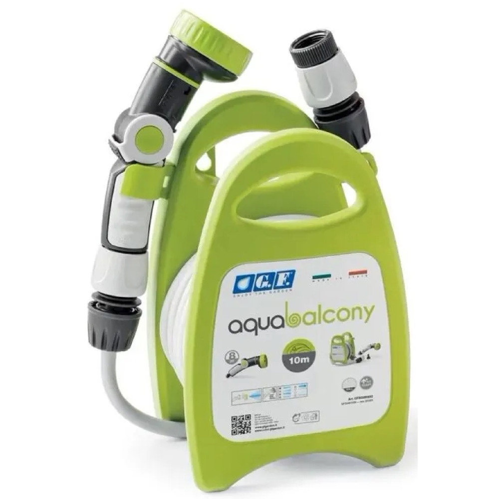 Reel With Hose GF GF80265852 Aquabalcony, 10m, Green