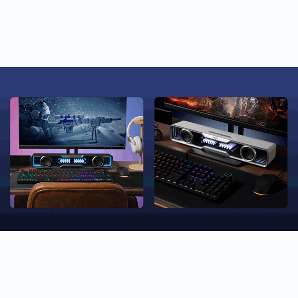 დინამიკი Edifier QS30, 5W, Bluetooth, USB-A, Multimedia Soundbar, Black
