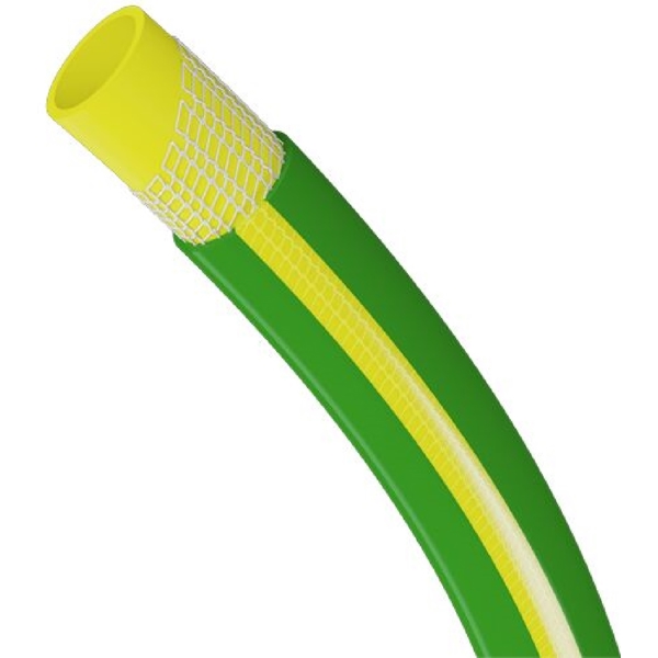 Hose Bradas WFR3/425 REFLEX 3/4", 25m, Green/Yellow