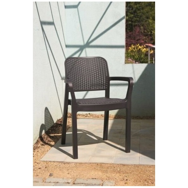 სკამი Allibert Samanna, Chair, Brown