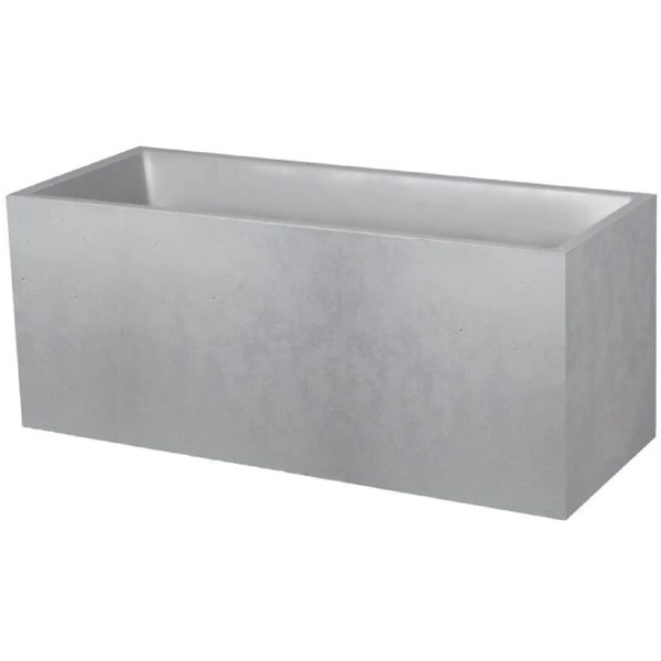 ყვავილის ქოთანი EDA Plastiques JARDINIERE BASALT, 98L, Flower Pot, Grey