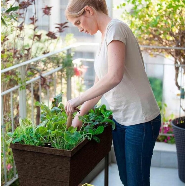 Flower Pot Keter Urban Bloomer, 30L, Brown