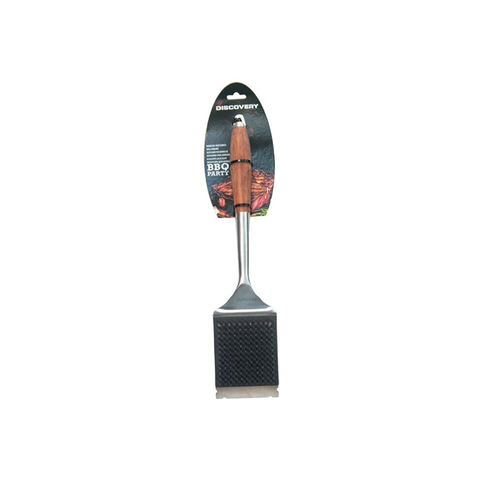 Barbecue Cleaning Brush Discovery YT25 BBQ, Silver/Brown