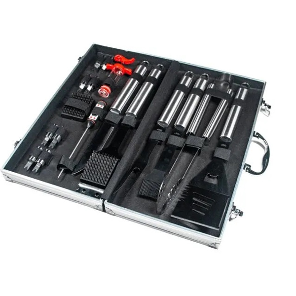 ნაკრები ბარბექიუსთვის Discovery YT19 BBQ, Barbecue Set, Silver/Black
