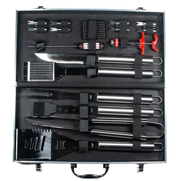 ნაკრები ბარბექიუსთვის Discovery YT19 BBQ, Barbecue Set, Silver/Black