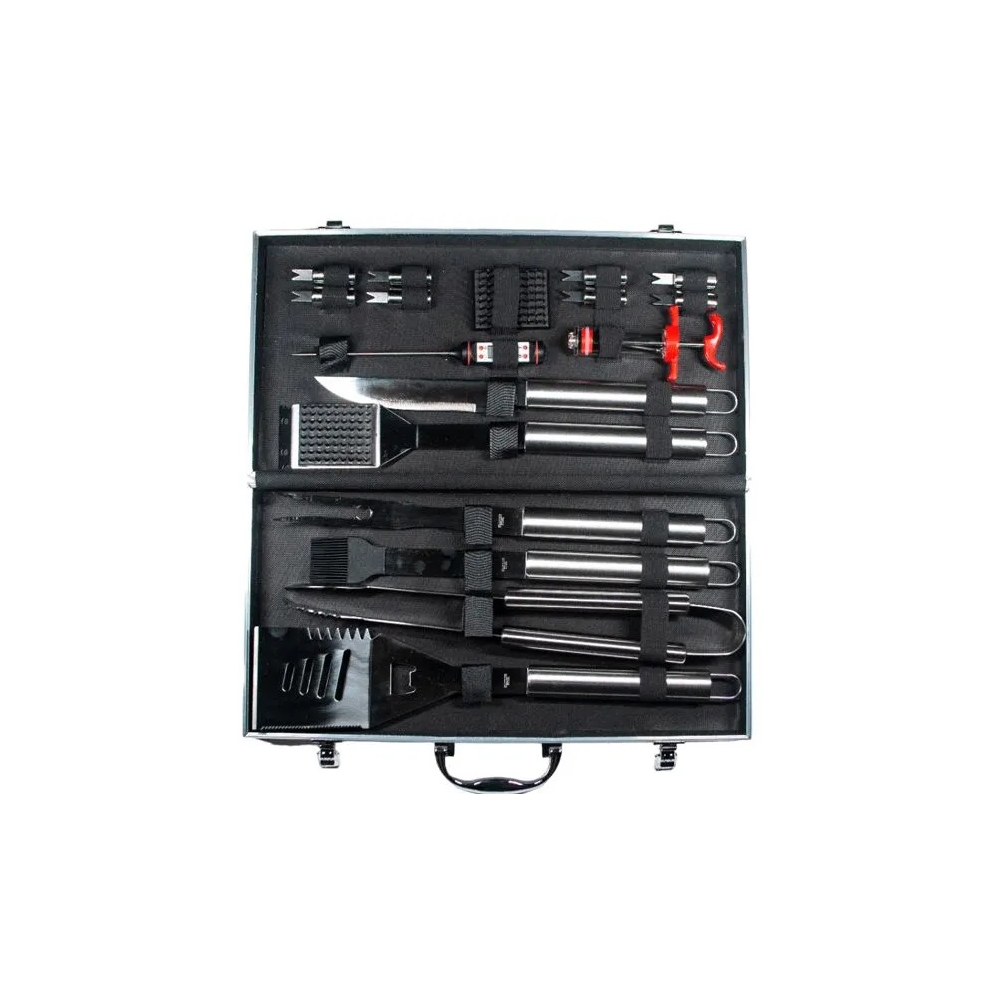 Barbecue Set Discovery YT19 BBQ, Silver/Black