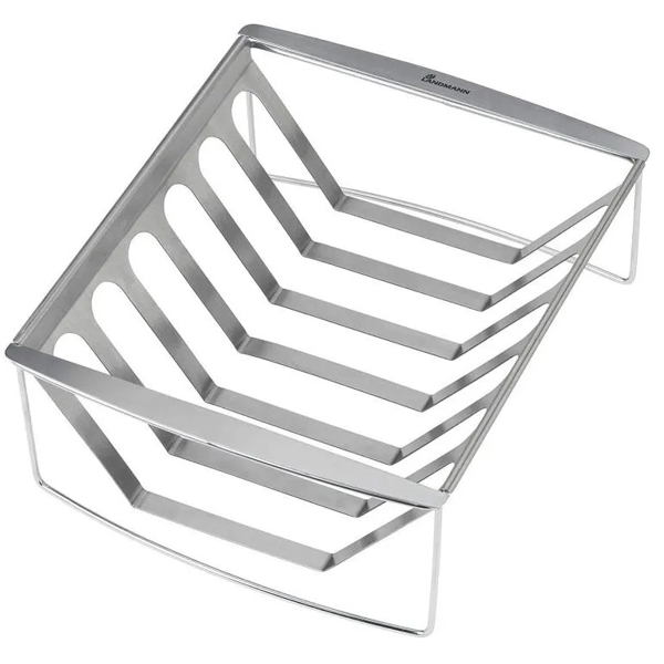 დამჭერი ნეკნების შესაწვავად Landmann 15505, Rib Roasting Holder, Silver