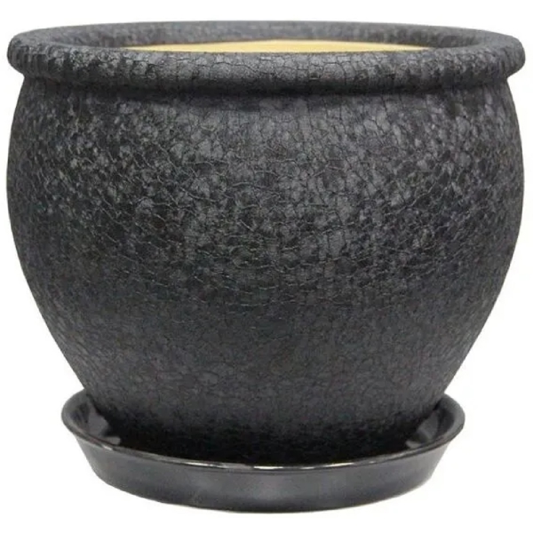 Flower Pot Oriana Vietnam, 18L, Black