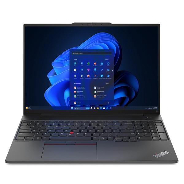 ნოუთბუქი Lenovo 21MA009JGX ThinkPad E16 Gen 2, 16", Ultra 7-125U, 16GB, 512GB SSD, Integrated, Black