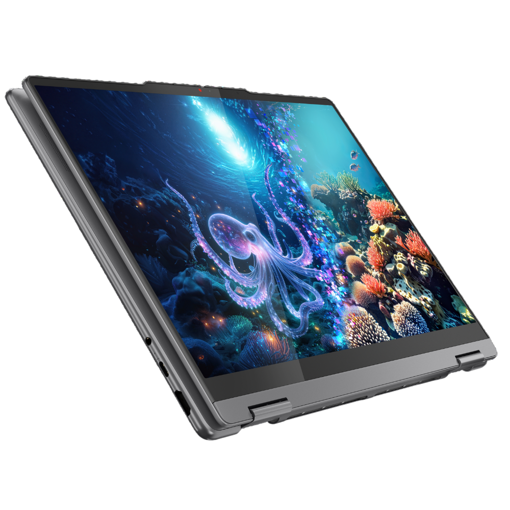 Notebook Lenovo 83JQ004GRK Yoga 7, 14", Ultra 5-226V, 16GB, 512GB SSD, Integrated, Luna Grey