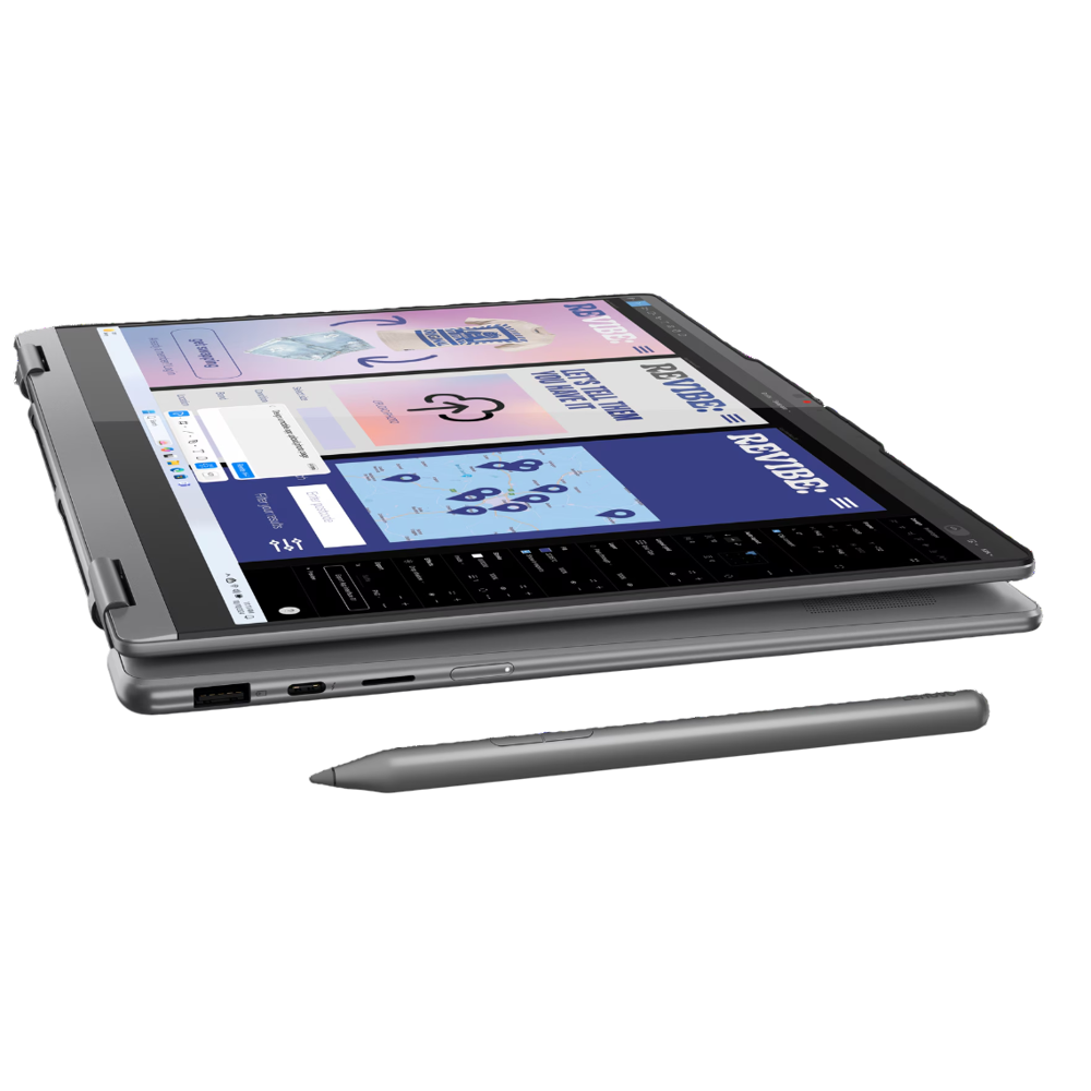 Notebook Lenovo 83JQ004GRK Yoga 7, 14", Ultra 5-226V, 16GB, 512GB SSD, Integrated, Luna Grey