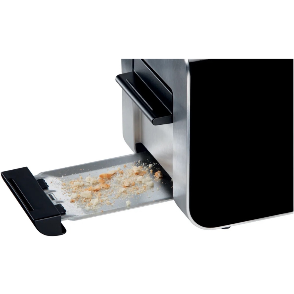 ტოსტერი Bosch TAT8613N, 860W, Toaster, Black/Silver