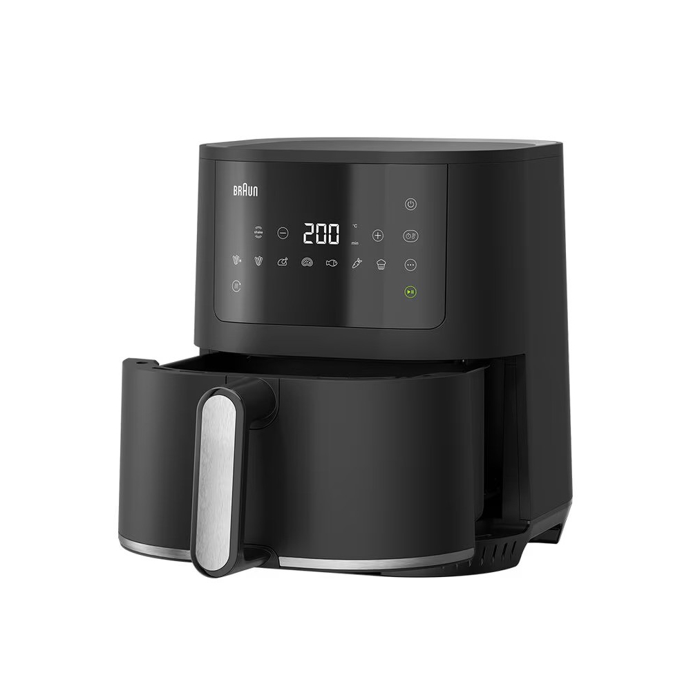 Air Fryer Braun HF3030 MultiFry 3, 1500W, 4.3L, Matt black